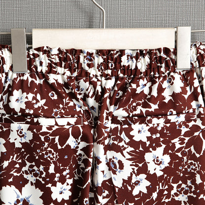 C-PT-42「Hachidori」 Easy pants BROWN