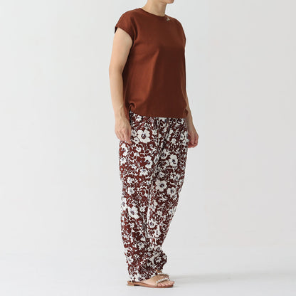 C-PT-42「Hachidori」 Easy pants BROWN