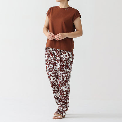 C-PT-42「Hachidori」 Easy pants BROWN