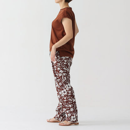 C-PT-42「Hachidori」 Easy pants BROWN