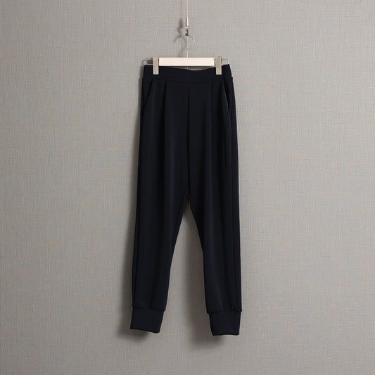 C-PT-51「Drape knit」Easy jogger pants NAVY