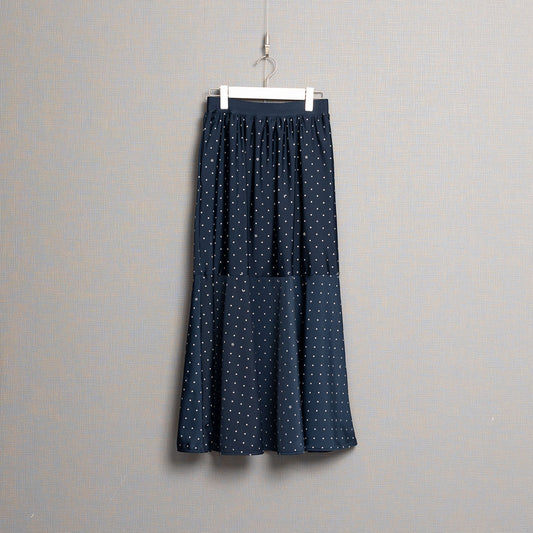 C-SK-121「Stella dot jersey」Mermaid skirt NAVY