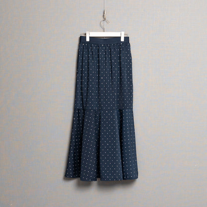 C-SK-121「Stella dot jersey」Mermaid skirt NAVY