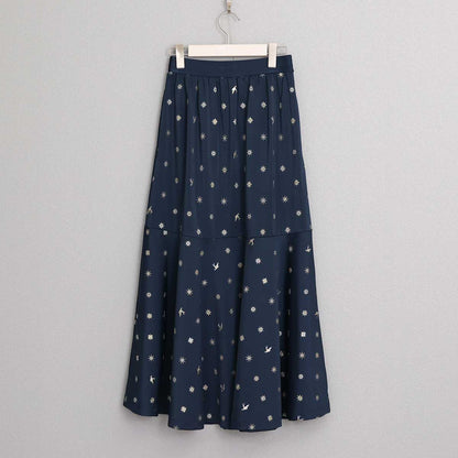 7月下旬お届け予定 C-SK-136「The happy prince jersey」Mermaid skirt NAVY