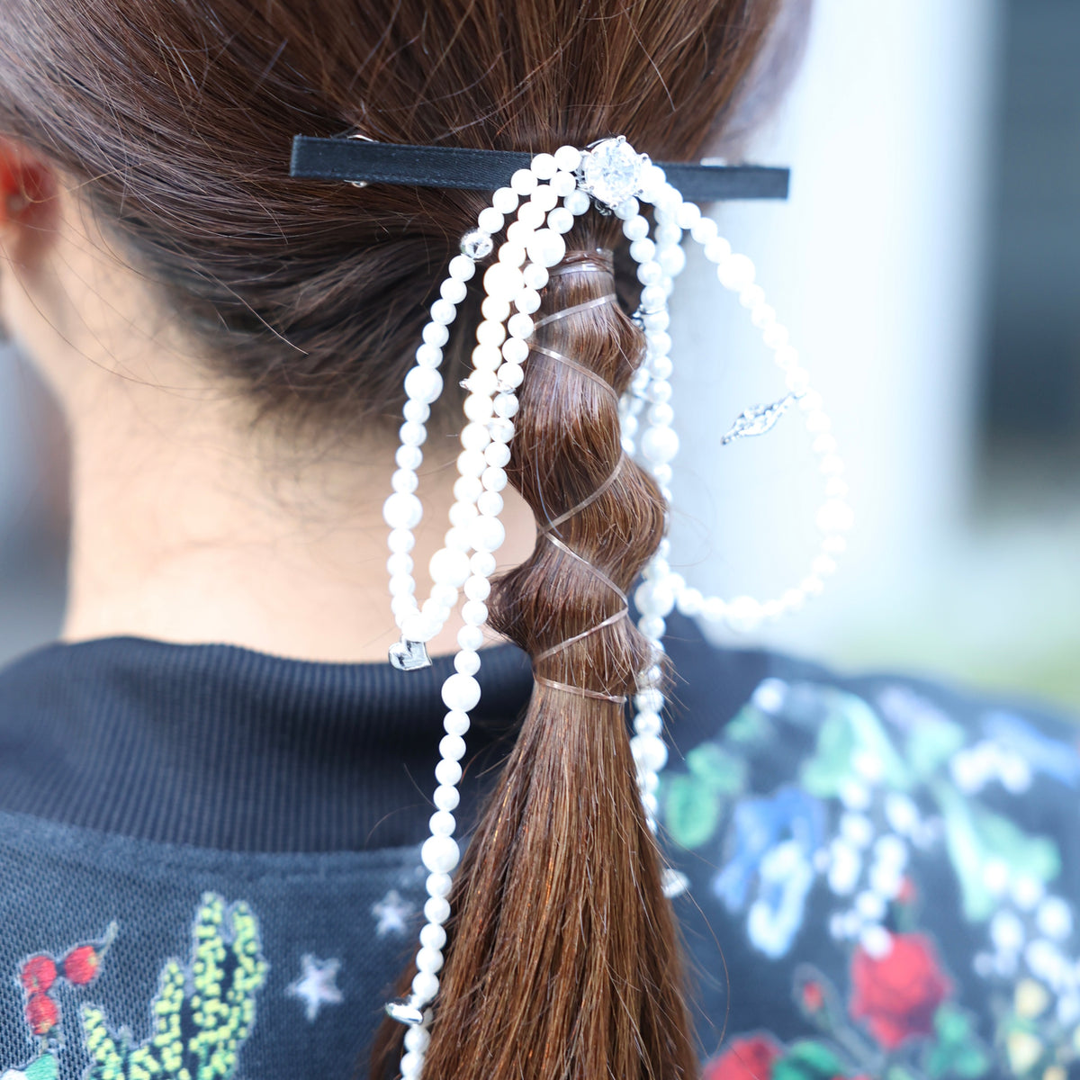 2027SS【1月末〜2月上旬お届け予定】F-AC-01 『Miki Aizawa×FURUMAU』Ribbon barrette 【全2色】