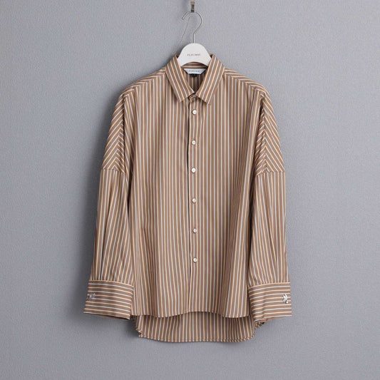 ８月上旬~中旬お届け予定 F-SH-01「Multi stripe」Dolman sleeve shirts