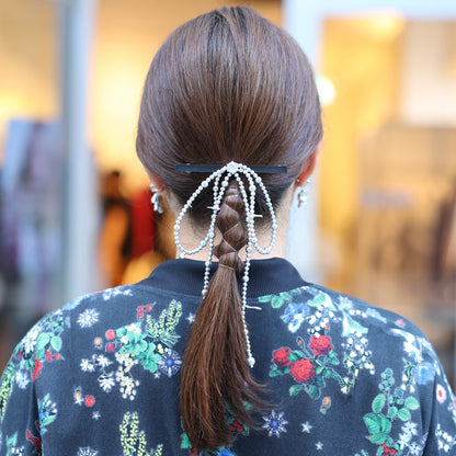 2027SS【1月末〜2月上旬お届け予定】F-AC-01 『Miki Aizawa×FURUMAU』Ribbon barrette 【全2色】