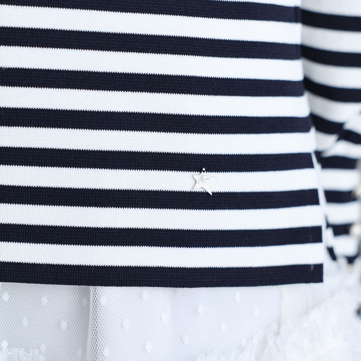 C-KN-33A「Earring cuffs knit」Crew-neck knit【全4色】