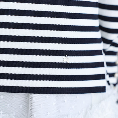 C-KN-33A「Earring cuffs knit」Crew-neck knit【全4色】