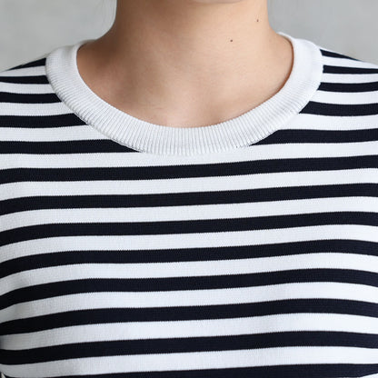 C-KN-33A「Earring cuffs knit」Crew-neck knit【全4色】