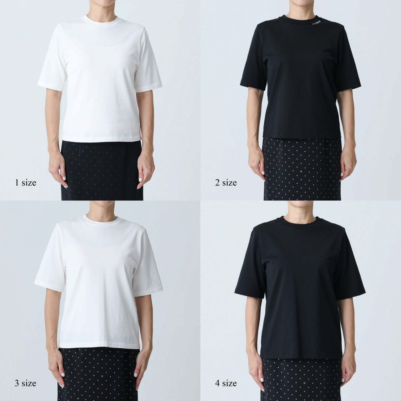 F-CS-08「Snowmelt knit」The standard tee WHITEチャームなし