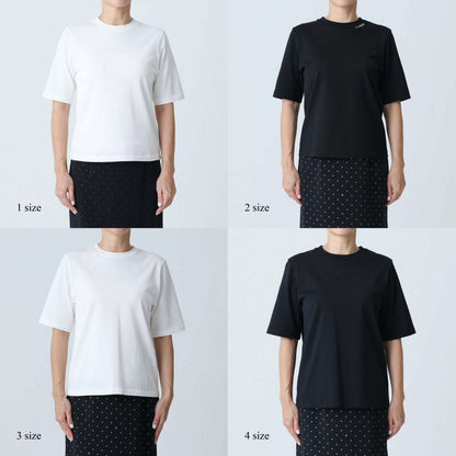 F-CS-08「Snowmelt knit」The standard tee WHITEチャームなし
