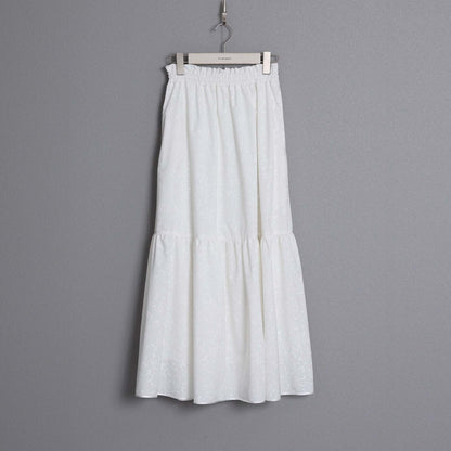 C-BL-83 Robin flower blouse WHITE