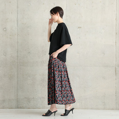 C-CS-70「Suvin cotton」Big size tops BLACK