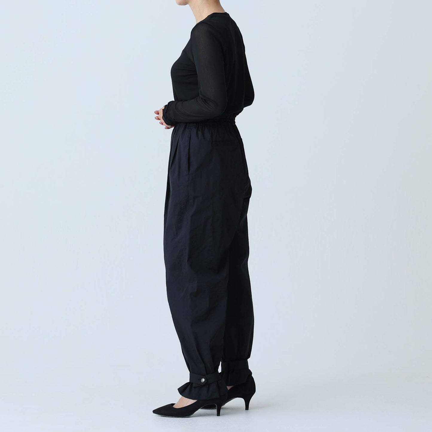 5月中旬お届け予定 F-PT-07「Éclat Stretch」2way pants【全2色】