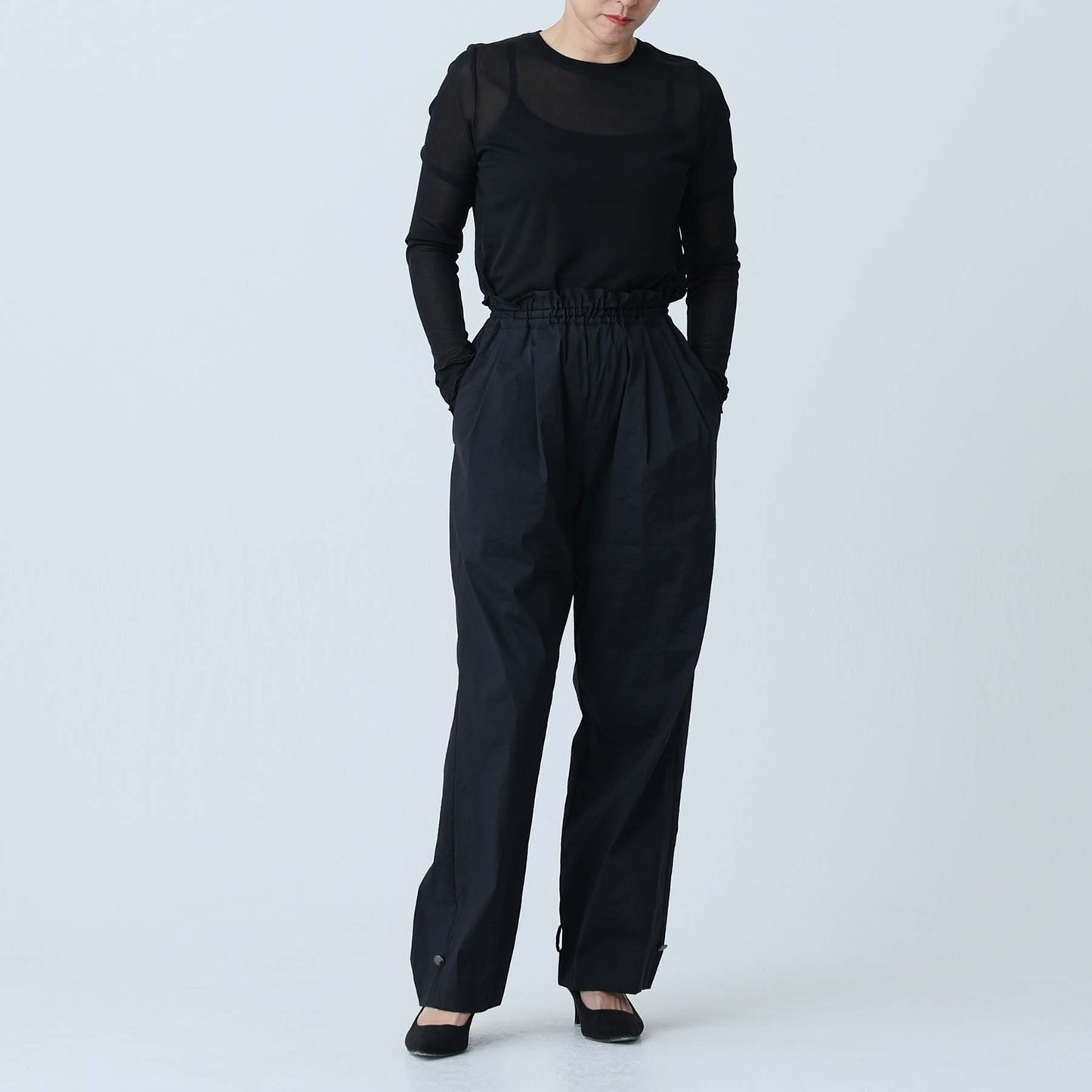 5月中旬お届け予定 F-PT-07「Éclat Stretch」2way pants【全2色】