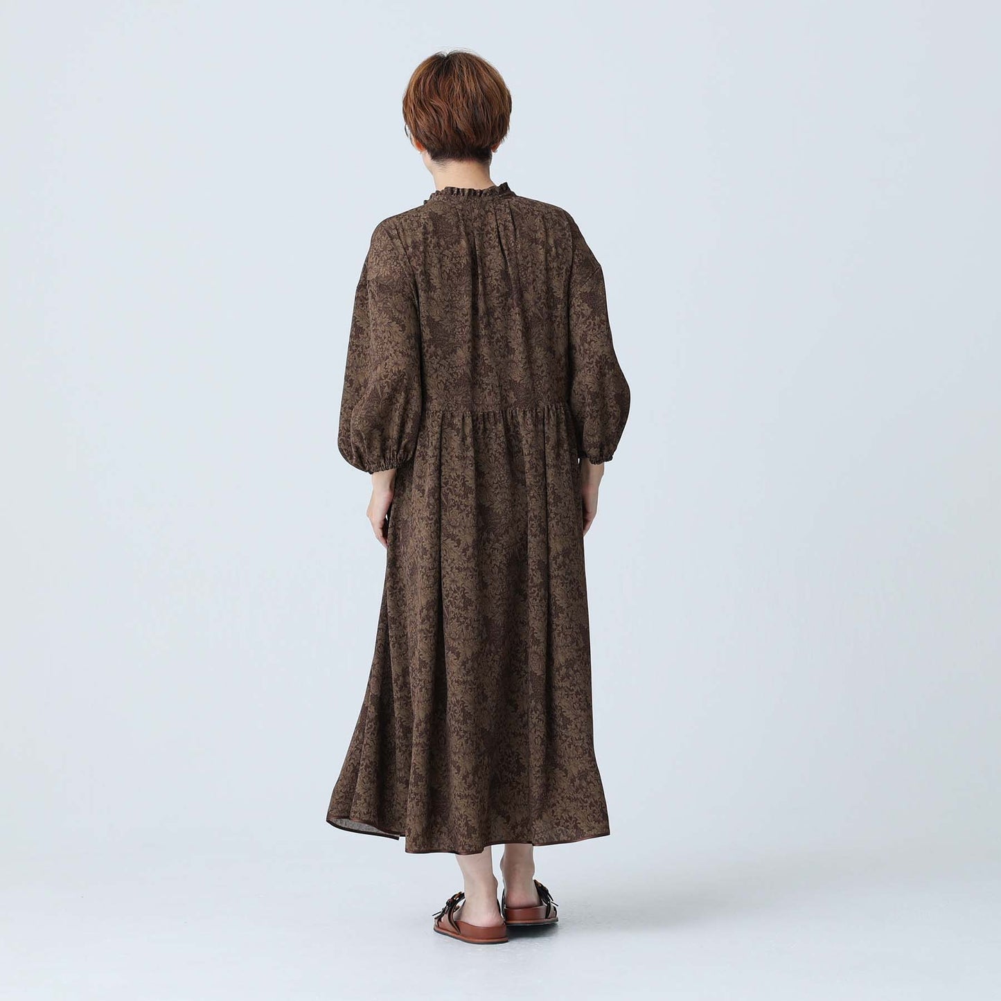 C-BL-83 Robin flower blouse WHITE