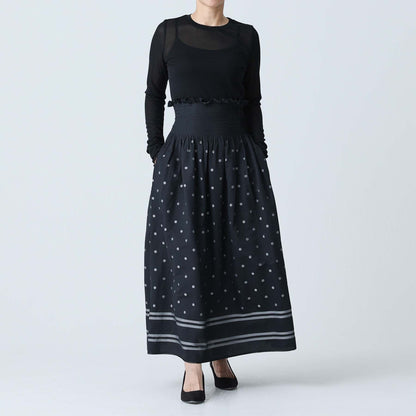 5月中旬 F-SK-11「Tuckloom」Long skirt【全2色】