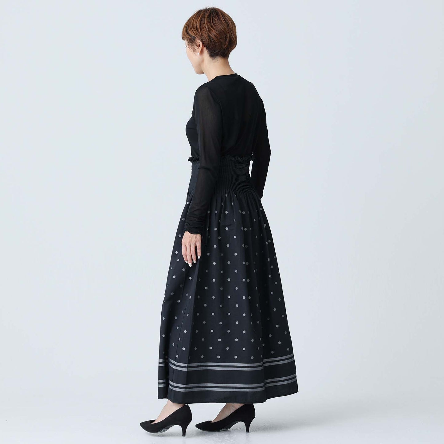 5月中旬 F-SK-11「Tuckloom」Long skirt【全2色】