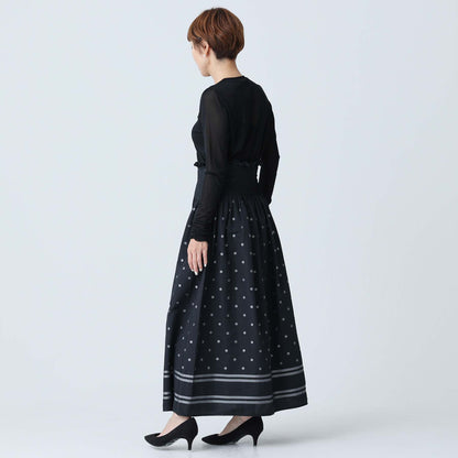 5月中旬 F-SK-11「Tuckloom」Long skirt【全2色】