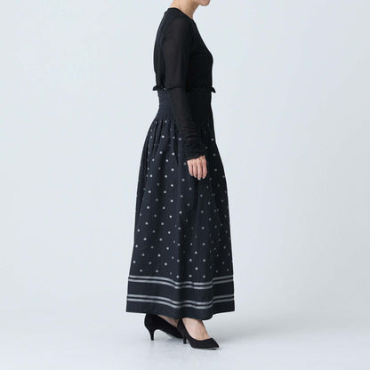 5月中旬 F-SK-11「Tuckloom」Long skirt【全2色】