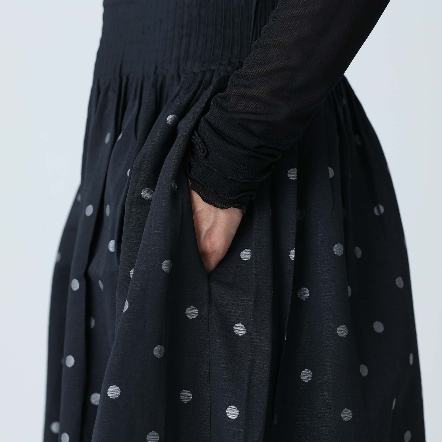5月中旬 F-SK-11「Tuckloom」Long skirt【全2色】