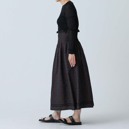 5月中旬 F-SK-11「Tuckloom」Long skirt【全2色】