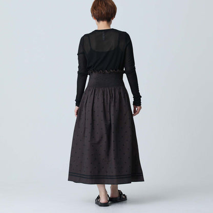 5月中旬 F-SK-11「Tuckloom」Long skirt【全2色】