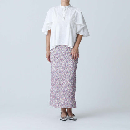 C-BL-83 知更鸟花衬衫 白色