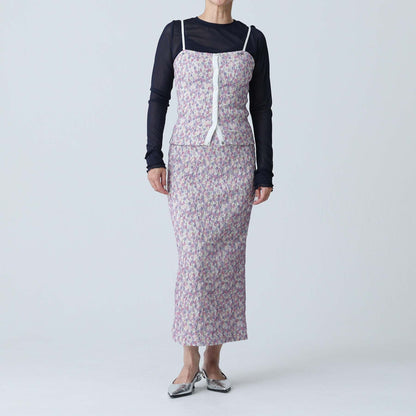 C-BL-83 知更鸟花衬衫 白色