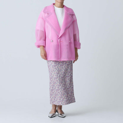 C-BL-83 知更鸟花衬衫 白色