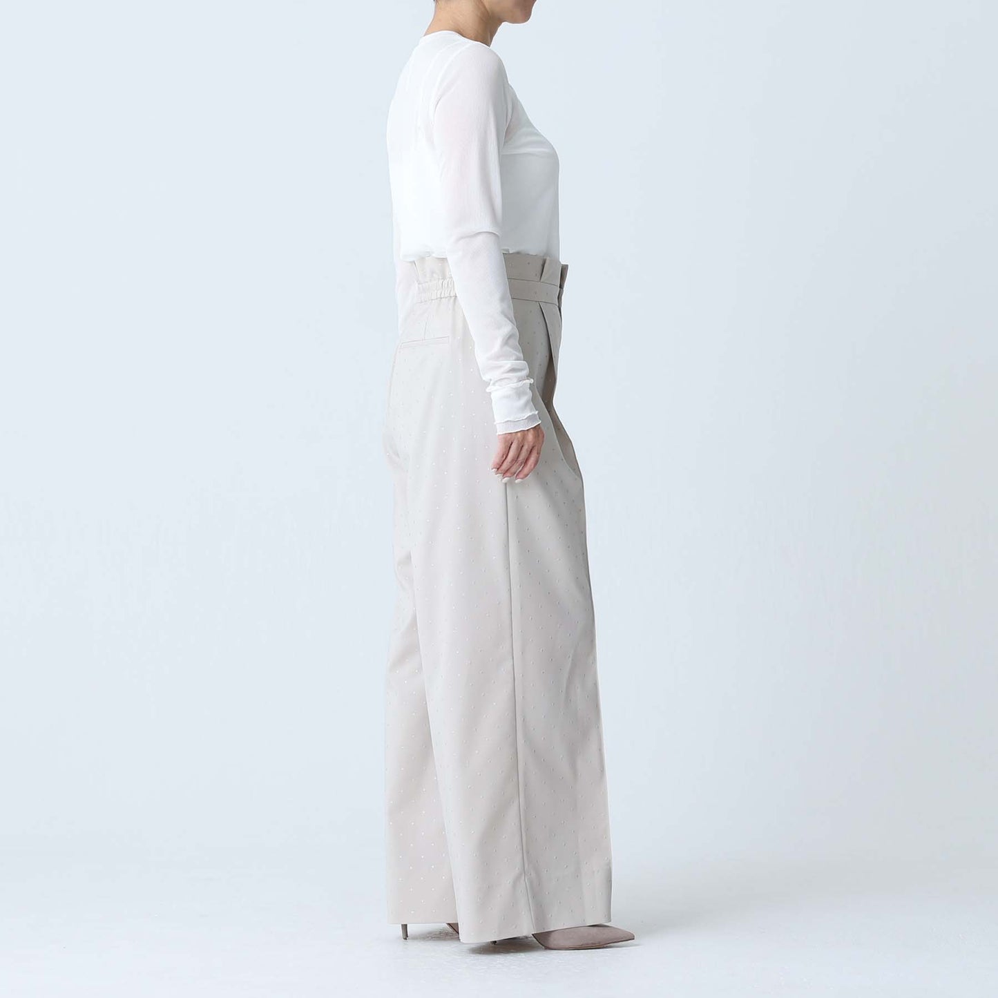 C-BL-83 知更鸟花衬衫 白色