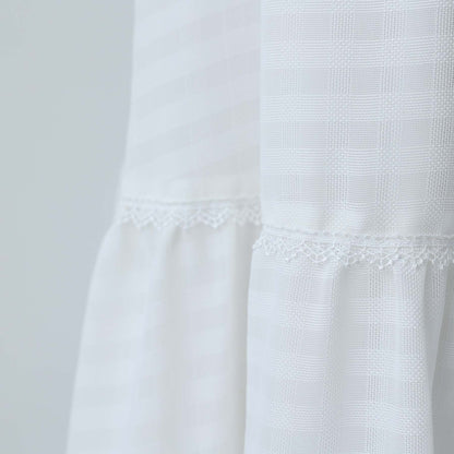 C-BL-83 Robin flower blouse WHITE