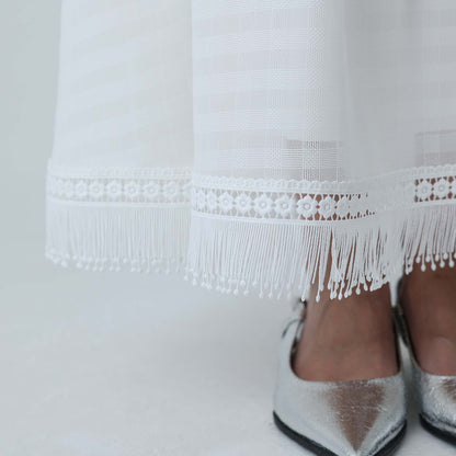 C-BL-83 Robin flower blouse WHITE